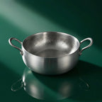 Tiefer Titan-Topf 28 cm – handgehämmert