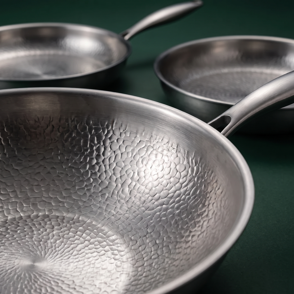 Titan Komplett-Kochset – 6-teilig + 3 Deckel